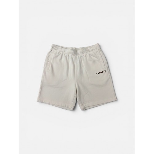 Lacoste Fleece Shorts Εκρού